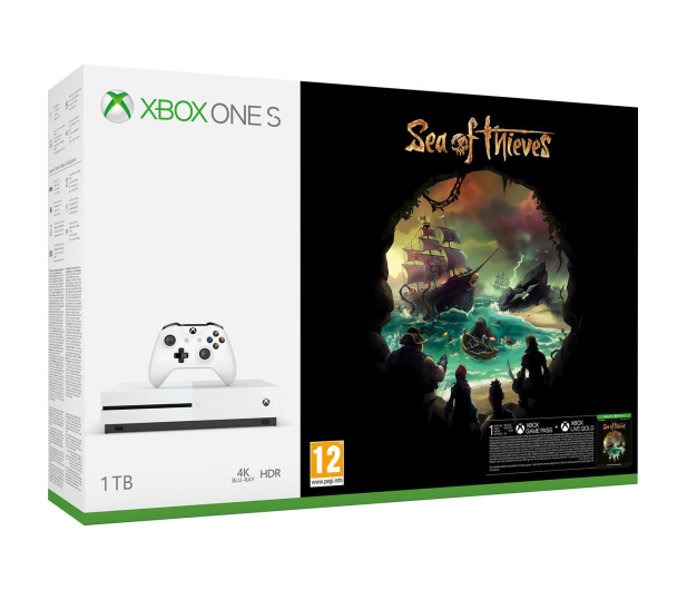 MICROSOFT Konsola Xbox One S 1TB + Sea of Thieves + FIFA 18 + XBL 6 m-ce - 1390039 - zdjęcie 2